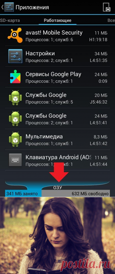 Как очистить оперативную память на Андроиде - инструкция Тарифкин.ру