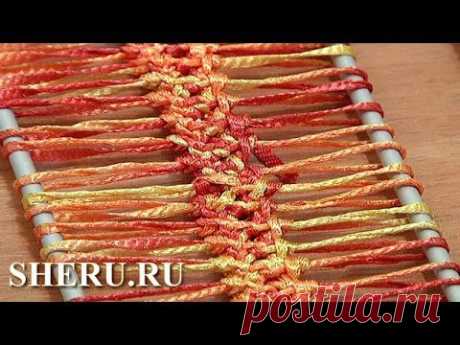 Crochet Hairpin Braid Lace Урок 13 Учимся вязать на вилке