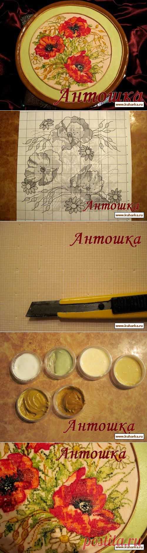Вышивка на тортах