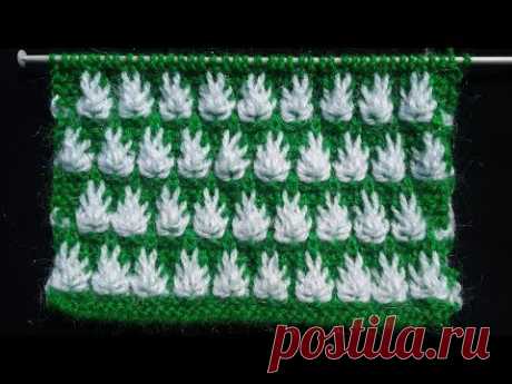 Beautiful Double Colour Knitting Pattern