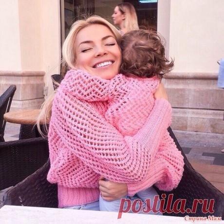 Кофточка для мамы и дочки (добавила описание) - Вязание спицами - Страна Мам