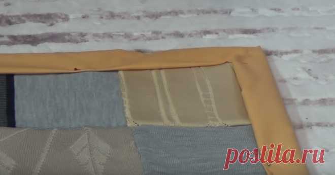 Превратите несколько старых свитеров в потрясающее одеяло