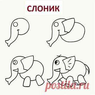 Учимся рисовать пошагово