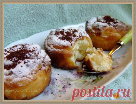 Творожная запеканка с кусочками ананаса