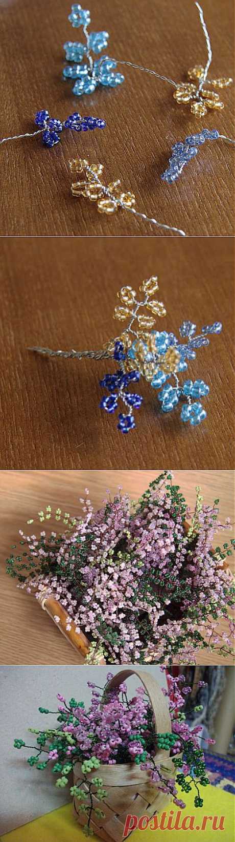 Корзина с вереском - Ярмарка Мастеров - ручная работа, handmade