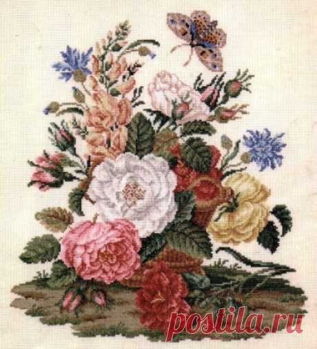 Пестрый летний букет .