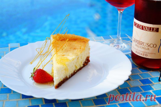 Очень простой и необыкновенно вкусный чизкейк из адыгейского сыра — Вкусные рецепты