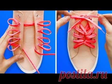 7 Creative Ways to Tie Your Shoelace - Unique Tying Guide! 😍 - How to Make 101