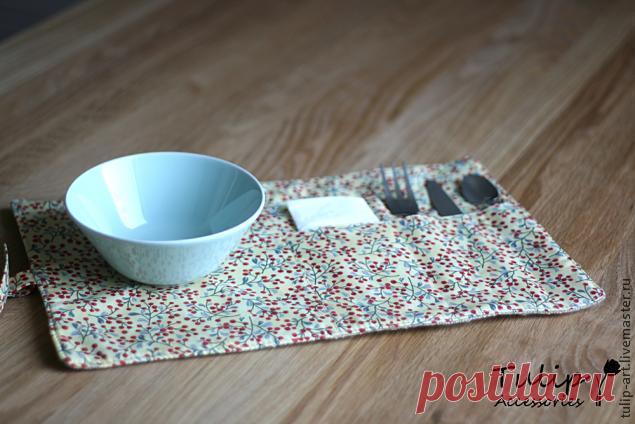 Мастер-класс: обеденный органайзер-салфетка