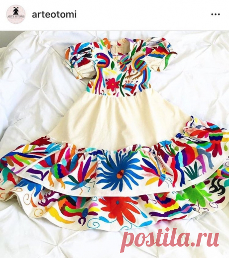 Impresionantemente Vestido blanco Novia Otomi Blanco con - Etsy Chile