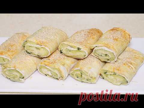 Пирожки - рулетики с картошкой из лаваша, проще не придумать.