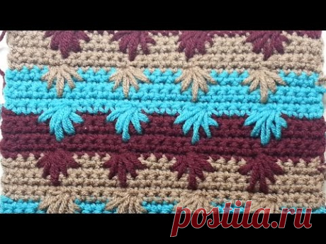 CROCHET  How to Crochet the Puff Spike Stitch #TUTORIAL #128