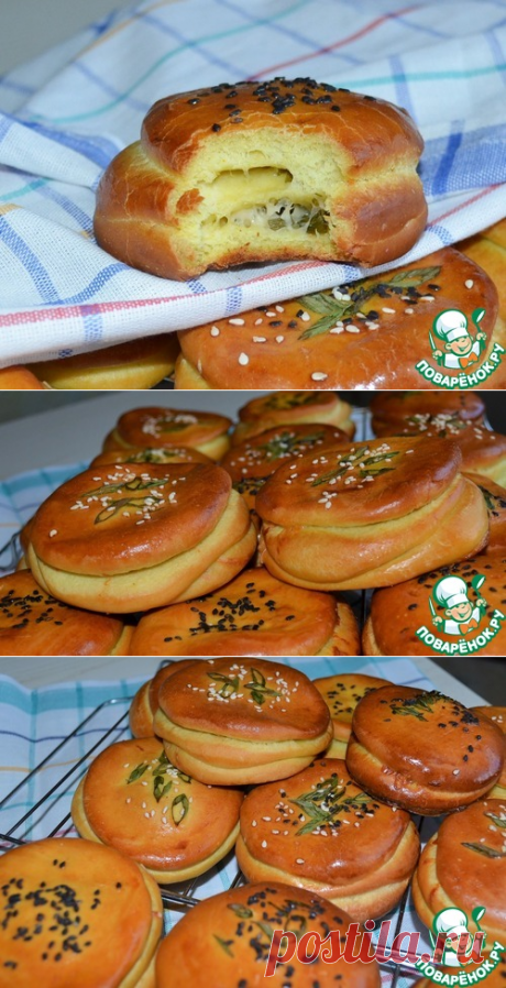 Булки &quot;Этажи&quot; - кулинарный рецепт