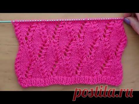 Шикарный узор спицами для кардигана, джемпера, платья, туники.