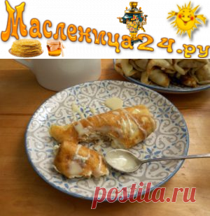 Как приготовить блинчики с творожной начинкой