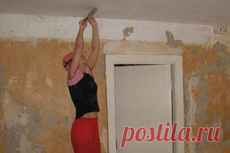 Эффективные способы удаления побелки с потолка
