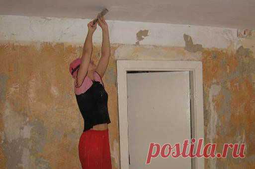 Эффективные способы удаления побелки с потолка
