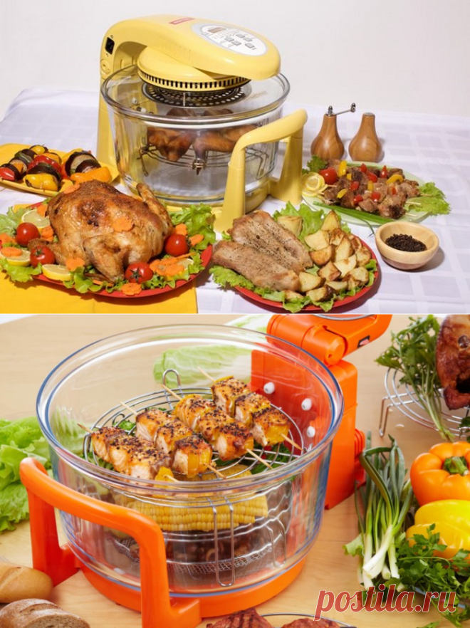 Как выбрать аэрогриль: функции и характеристики