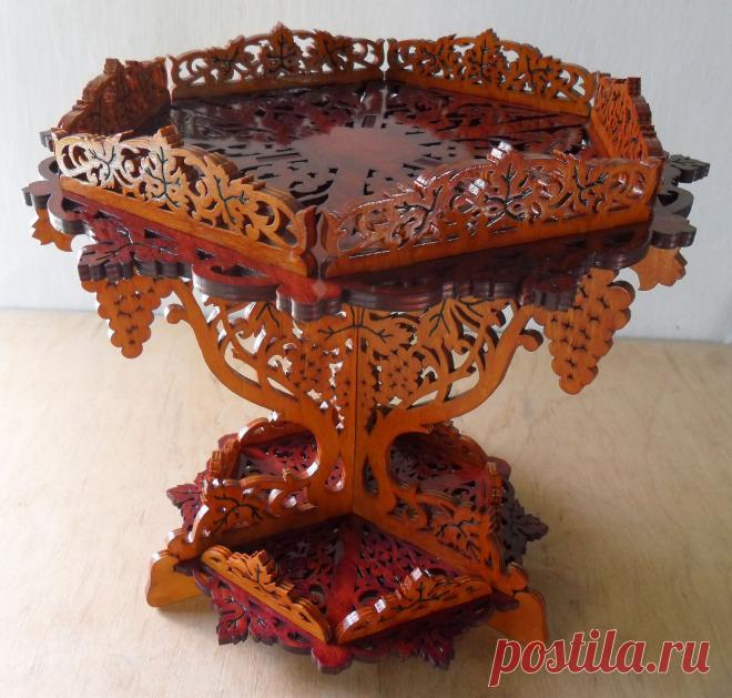 Ажурная ваза-конфетница.