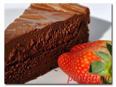 Шоколадный торт-мусс - рецепты салатов, супов, десертов – Делишис