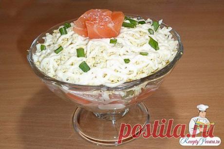 Как приготовить блюдо &quot;салат с семгой, картофелем, яйцом, луком&quot; - рецепт, ингридиенты и фотографии | sloosh