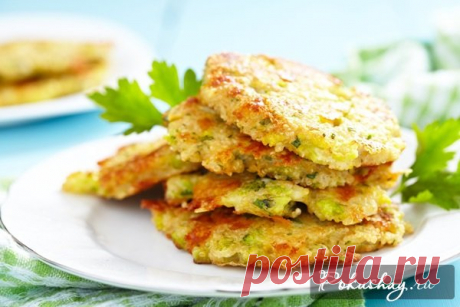 Драники с ветчиной, сыром и зеленью