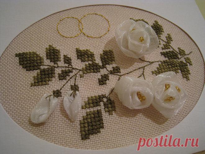 Вышивка лентами. | Записи в рубрике Вышивка лентами. | Дневник Natali_Vasilyeva