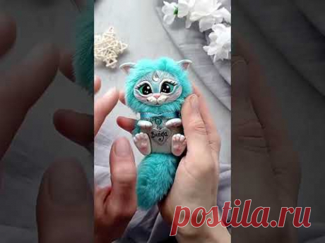 Кошечка Мур. Игрушка ручной работы #Shorts