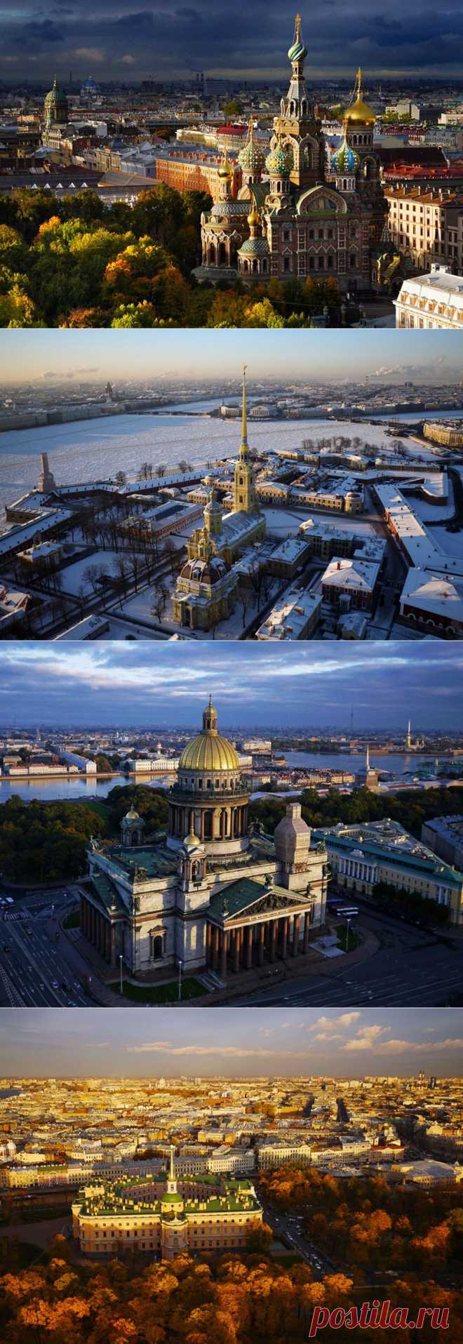 Санкт-Петербург с высоты. Фотограф Amos Chapple | В мире интересного