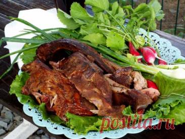 Свиные рёбра горячего копчения — рецепт с фото пошагово