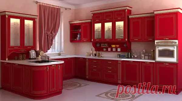 Сочетание цветов в интерьере кухни