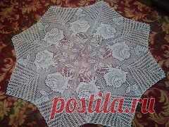 CКАТЕРТИ КРЮЧКОМ (без схем не размещать)