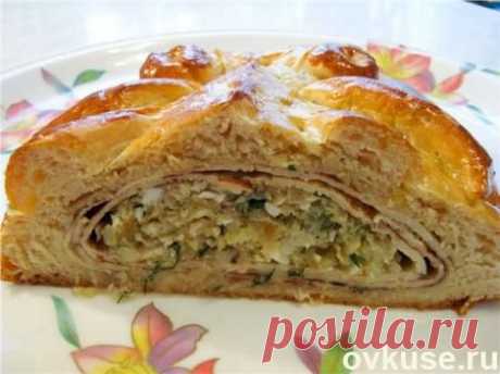 Кулебяка с рыбой - Простые рецепты Овкусе.ру