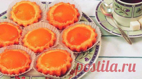 Персиковые корзиночки