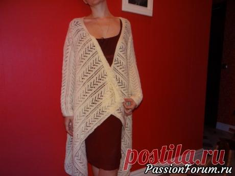 Летний ажурный кардиган | Вязание спицами. Работы пользователей