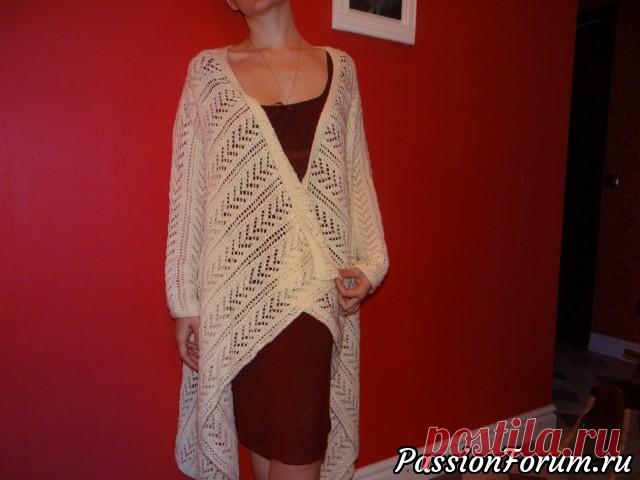 Летний ажурный кардиган | Вязание спицами. Работы пользователей