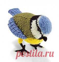 Синичка связанная спицами