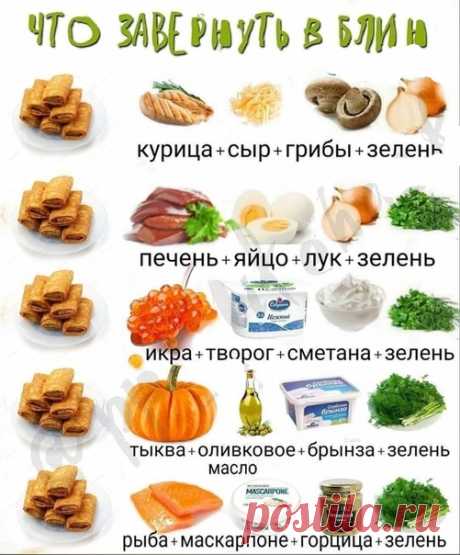 Любите блинчики с начинкой?
забирайте себе вкусную подборочку