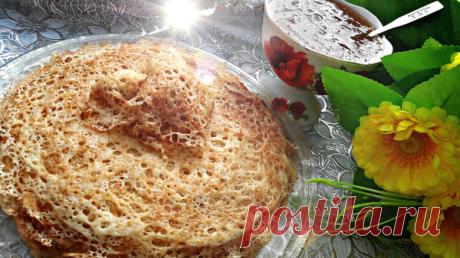 Ажурные блинчики (дрожжевые)