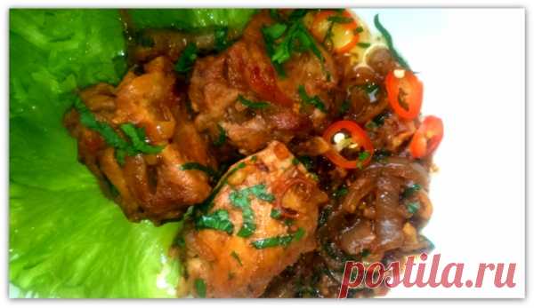 Курица "Гурули", рецепт грузинской кухни.