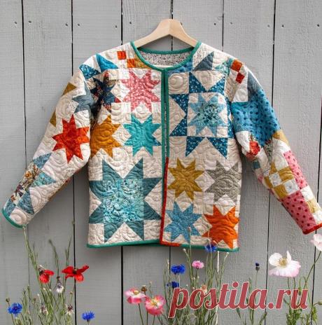 Звездный жакет от Эдиты Ситар | Я люблю пэчворк | Яндекс Дзен