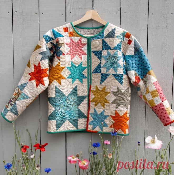 Звездный жакет от Эдиты Ситар | Я люблю пэчворк | Яндекс Дзен