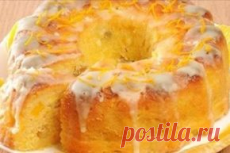 Постный апельсиновый кекс. Невероятно вкусная выпечка