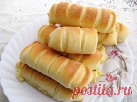 БУЛОЧКИ С ПЛАВЛЕНЫМ СЫРОМ