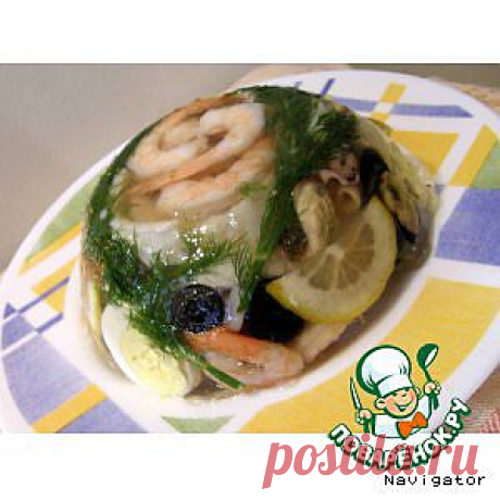 Заливной коктейль «Морской аквариум» - кулинарный рецепт