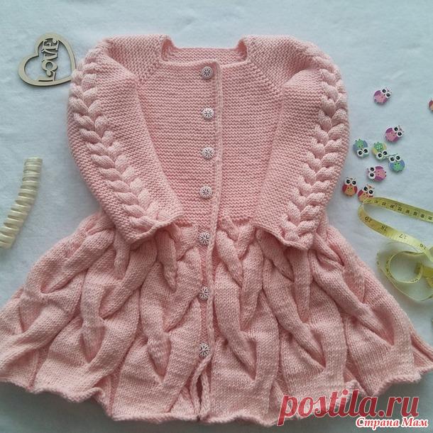 Кардиган с косами для девочки. Хвастушка и МК - Вязание для детей - Страна Мам