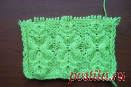 Узор спицами