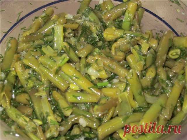 Маринованная зеленая фасоль : Закуски и бутерброды