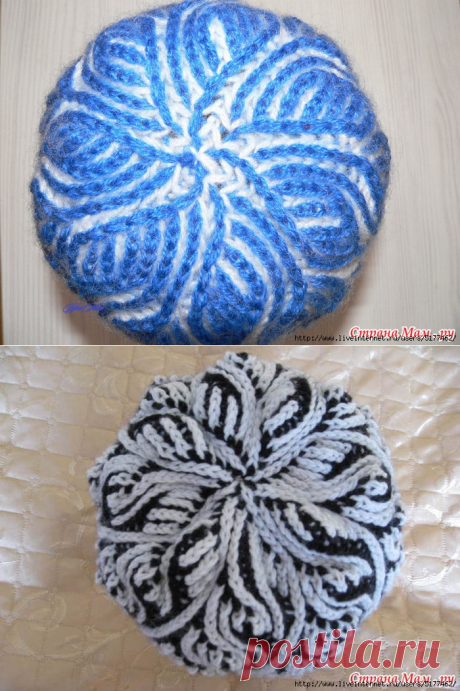 Техника Brioche Stitch от М.Колесниковой и шапочка из СМ