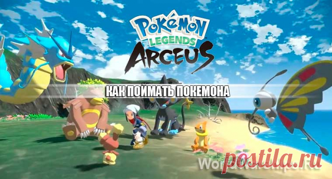 Pokemon Legends: Arceus - Как поймать покемона?